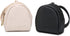 purifyou Premium Leather Pacifier and Nipple Shield Cases - Set of 2 Black & Beige | Case for Diaper Bag & Stroller | Pacifier Box for Travel | Ke...