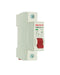 DC Miniature Circuit Breaker 10A 500V 1 Pole, DIN Rail Mount for Battery and Solar System, Red...