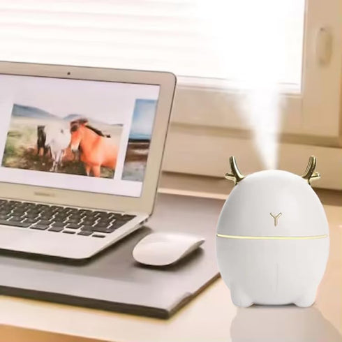 Adorable Humidifiers for Bedroom and Baby Nursery, 6oz cool mist humidifier for Kid's Room, aromatherapy diffuser, Portable Mini Humidifier, baby ...