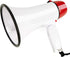 MyMealivos Portable Megaphone Bullhorn 20 Watt Power Megaphone Speaker Voice and Siren/Alarm Modes with Volume Control and Strap (White&Red)...