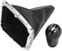 Gear Stick Shift Knob?5 Speed Gear Stick Shift Knob and Gaiter Boot Cover for MK2 2004 to 2008,Artificial Leather and Plastic,Black...