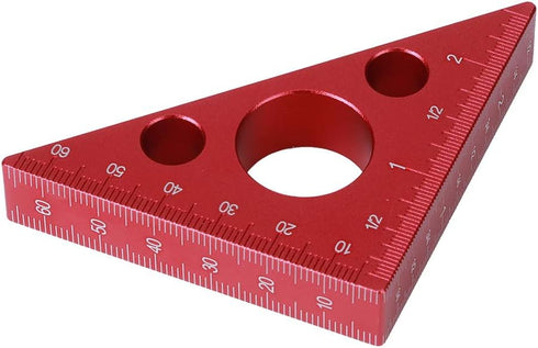 Carpenter Ruler, Woodworking Tools Right Angle Ruler, Aluminum Alloy Woodworking Measuring Tool for Roofers Builders...