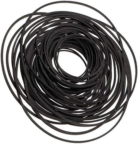 30pcs 40mm to 135mm Mix Cassette Tape Machine Belt Assorted Common Belt cassette machine for dvd drive, xbox 360, repair rebuild common square bel...