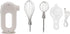 Electric Hand Mixer Elliptical Frother Eggbeater Automatic Foam Maker Double Stick Beer Frother for Household, Wynboop Mini Household Cordless Ele...