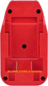 1x Adapter Fits Bauer 20v MAX Cordless Tools Compatible with Porter Cable 20 MAX (NOT 18v) Lithium Batteries - Adapter Only, RED (BP-BE20)...