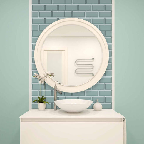 Vinyl Wall Tile Transfers Brick Sticker for Home Decor, Peel&Stick Self-Adhesive Backsplash Subway Sticker Tile Decals for Kitchen Bathroom Decor,...