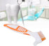 Denture Brush Denture Toothbrush Washing Brush Dual Head Denture Washing Tools,Premium Hygiene Denture Brush False Teeth Brushing Tools for Dentur...