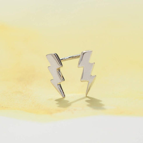 Boma Jewelry Sterling Silver Lightning Bolt Stud Earrings...