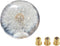 Gear Shift Knob Crystal Ball with Dandelions Flowers Car Shift Knobs Gear Shifter Knob with 3 Adapters fit for Most Manual Transmission or Automat...