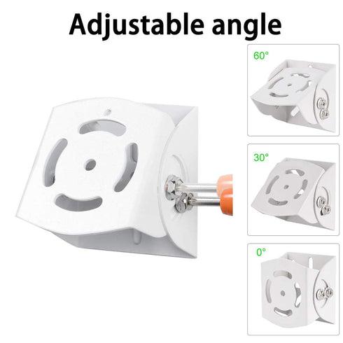 Universal Adjustable Angle Wall Mount Shelf for Baby Monitor Camera, Angle Mounting Brackets, Fits Arlo, Motorola, Infant Optics DXR-8, HelloBaby,...