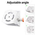 Universal Adjustable Angle Wall Mount Shelf for Baby Monitor Camera, Angle Mounting Brackets, Fits Arlo, Motorola, Infant Optics DXR-8, HelloBaby,...