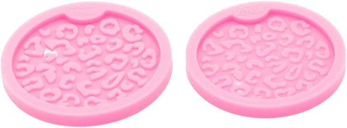 2PCS Silicone Resin Coaster Mold DIY Coaster Mold Crafts Casting Mold Coaster Clay Mold for DIY Handmade Coaster Round Coaster Silicone Mold Diame...