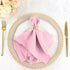 Cloth Stain Resistant Easter Dinner Pink Cloth Napkins 17in Iron Non Easter Dinner Spring Wedding Parties Patio Easter Dinner Pink Napkin 17"x17" ...