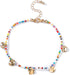 Yokawe Boho Beads Anklet Bracelets Gold Boho Sequins Pendant Anklets Beaded Tassel Summer Bracelet Beach Foot Chain Jewelry for Women and Girls...