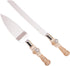 TRUE LOVE GIFT Wedding Cake Knife and Server Set Bride and Groom 2-Piece Dessert Set, Party, Wedding, Anniversary or Celebration...