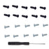 Headband Screws Replacement for Sony WH-1000XM4 MDR7506 WH-H900N WH-CH700N Noise Cancelling Headphones Screws 20pcs (10pcs Black+10pcs Silver)......