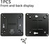 GinTai for Intel NUC Vesa Adapter Mount Bracket to Attach NUC Mini PC Computer to The Back of a Monitor Mounting Plate Not Skull or Hades(with 8pc...