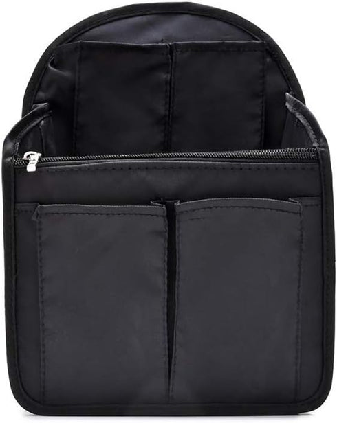 Nylon Backpack Organizer Insert Diaper Bag Purse Organizer Detachable Bag in Bag for Men Women Black...