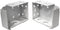 Low Profile Box Mounting Bracket Set for Window Blinds - White...