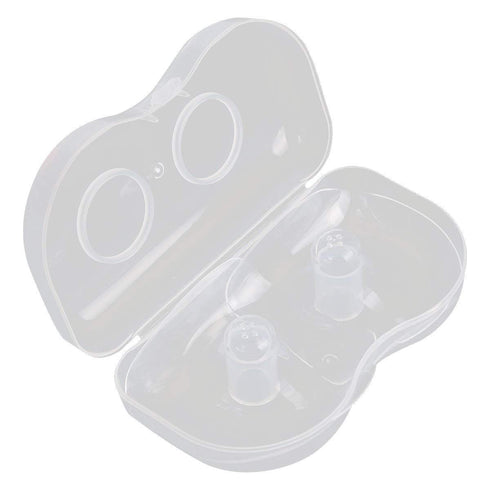 2Pair Nipplesuckers Nipple Corrector for Flat Inverted Nipples for Breastfeeding Mother or Women Silicone with Clear Case...