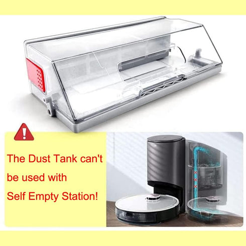 Ytaland Replacement Dust Tank bin Box Replacement for ECOVACS Deebot OZMO T9 / T8 AIVI / T8 / N8 / T5 / N5 / 950 Series Robot Vacuum Cleaner Parts...
