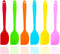 6 Pcs Silicone Spatulas, 8.3 inch Small Rubber Spatula Heat Resistant Non-Stick Flexible Scrapers Baking Mixing Tool...