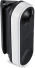 Wasserstein 30° to 55° Horizontal Wedge Wall Mount Compatible with Arlo Essential Wired Video Doorbell (Black) (NOT Compatible with Essential Arlo...