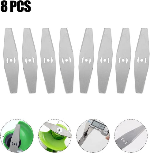 1Pc Silver Metal Lawn Mower Saw Blade Head Replacement Parts Saw Blades Lawn Mower Fittings,Universal Craftsman String Trimmer attachments,Outdoor...