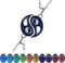 Temperature Sensing Color Changing Yin and Yang Tai Ji Best Friend Small Pendant Necklace Set, Pack of 2...