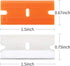 3pcs Multi-purpose Razor Scrapers with Extra 40pcs Blades, Cleaning Tool for Removing Paint Label Decal Adhesive Sticker from Auto Window Glass Fl...