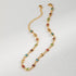 Gold Anklets for Women, Colored Small Zircon Summer Fashion Simple Titanium Steel Foot Chain Jewelry...