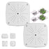 5" Security Camera Base Junction Box, Universal Electrical Box for CCTV Surveillance Cameras, Plastic Waterproof Junction Box Mount Bracket (5" Sq...