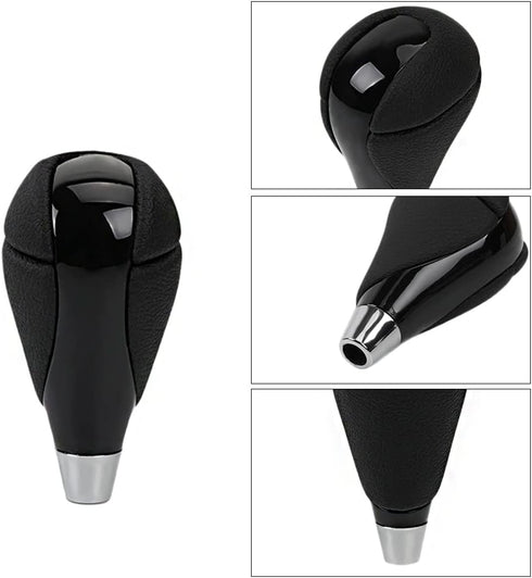 muge racing Gear Shift Knob Resin Leather for Most Lexus ES300 GS430 IS250 LX470 RX450h Toyota Crown Corolla Camry Rav4 Prado 4Runner Highlander...