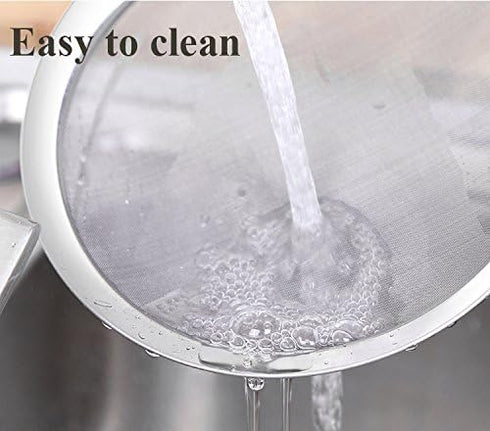 Hot Pot Fat Skimmer Spoon - Stainless Steel Fine Mesh Strainer for Skimming Grease and Foam...