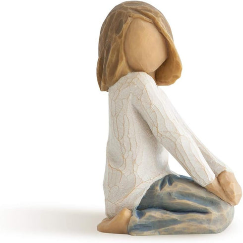 Willow Tree Joyful Child, Nurtured by Your Loving Care, A Reminder of Loving Family Relationships, Closeness, Love, Sculpted Hand-Painted Figure...