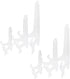 6PCS Acrylic Display Stand Plastic Plate Stands Holders Clear Acrylic Easels for Displaying Various Decorations...