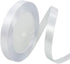 1/2" Wide Single Face Satin Ribbon Roll for Wedding, Sewing Projects, Gift Wrapping and Crafting Projects, 50 Yards (White)...