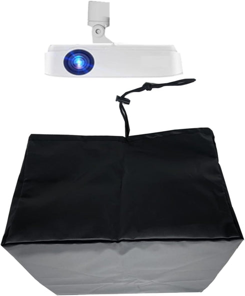 Projector Dust Cover Case Protector,UV-Resistant Cover Oxford Cloth Material,Waterproof,Dust-Proof,Adjustable Retractor,Fit for Ceiling Mounted Pr...