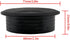 Lovelysp 2-3/8 inch Table Wire Cable Ring Hole Cover for Office PC Desk Cable Cord Organizer Plastic Cover (Open Hole 60mm Wire Box Black)-4PCS...