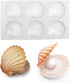 Cake Mold Shell Shaped Silicone Baking Cookie Biscuit Mold DIY Bakeware Pan Mould Kitchen Accessories (Shell J_11.8 X6.8 X1 inch)...