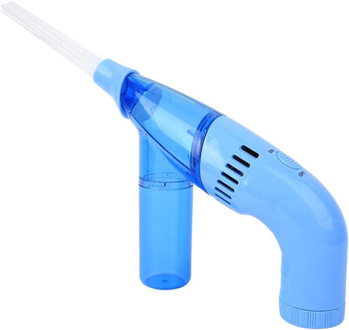 Mini Vacuum Cleaner, Handheld Mini Vacuum Cleaner Portable Cordless Dust Collector for Home Office Car Cleaning, Powered by 4 x AA Battery(Blue)...