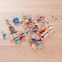 Lot 90pcs Glass Teardrop Beads - LONGWIN 8x18 Crystal Oval Shaped Beads Jewelry Making Supply for DIY Projects, Bracelets, Necklaces, Earrings...
