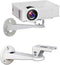 Mini Projector Wall Mount/Projector Hanger/CCTV Security Camera Housing Mounting Bracket(White) - for CCTV/Camera/Projector/Webcam - with Load 11 ...