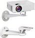 Mini Projector Wall Mount/Projector Hanger/CCTV Security Camera Housing Mounting Bracket(White) - for CCTV/Camera/Projector/Webcam - with Load 11 ...