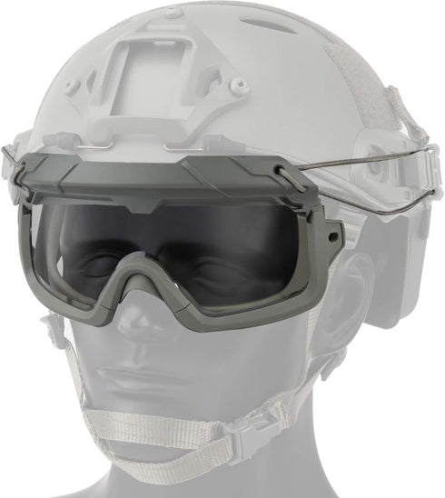 ATAIRSOFT Tactical Anti Fog Safety Protection 2 Modes Goggles Glasses for Airsoft Hiking Paintball Hunting...