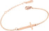 WDSHOW Sideways Cross Bracelets Rose Gold-Tone Silver-Tone...