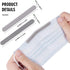 50Pcs Nose Bridge Strips Pad Anti-Fog Cushion Protection Stripe Self-Adhesive DIY Crafting (Black Latex- 100pcs)...