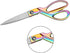 Rainbow Sewing Scissors Holographic Metallic Craft Tailor Scissors 9 Inch Heavy Duty Steel Professional Fabric Shears for Costume Designer Dressma...