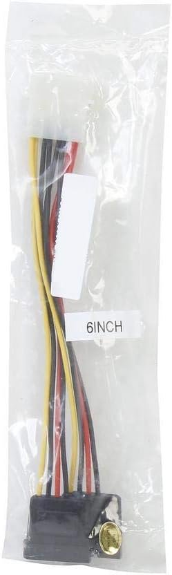 Nippon Labs POW-S6800-6IN 5.25 Male to SATA x 2internal DC Adaptor Cable...
