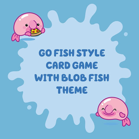 Ridley's Games: Go Blob Fish Card Game | Funny Version of Go-Fish with Bloblfish | Game for 2+ People with 15-Minute Playtime for Ages 6+...